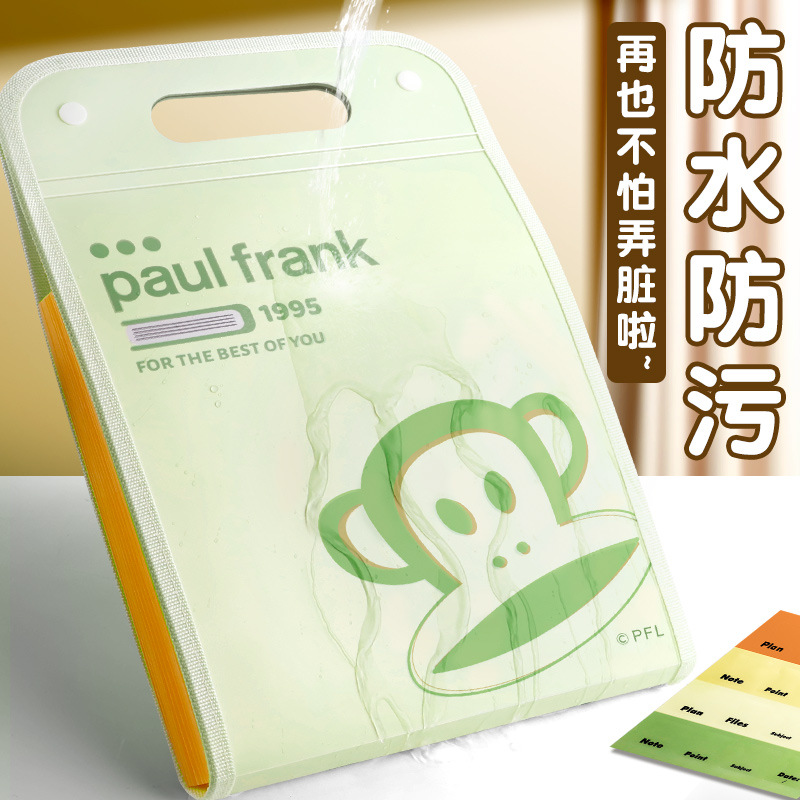 Bolsa de rollo de prueba de carpeta portátil A4 Bolsa de órgano multicapa Bolsa de almacenamiento de rollo especial de gran capacidad para estudiantes de primaria Acabado