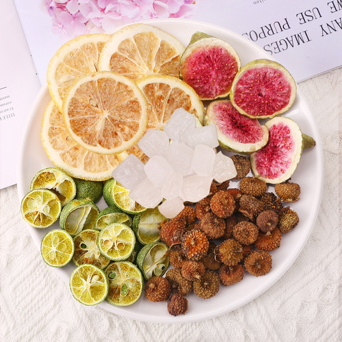 Packaged fruit tea, dried fruit, grapefruit, passion fruit tea, green citrus tea, cactus fruit lemon early C tea, student freeze-dried fruit tea