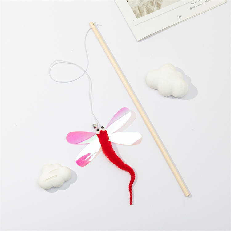 Resumen 58 gato borla divertido gato palo plástico varilla gato alivio juguetes interactivos tapados Amazon divertido gato palo al por mayor