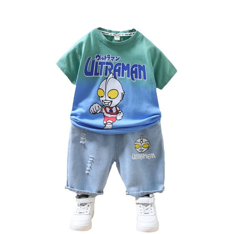 Conjunto de verano para niño estilo coreano con camiseta de manga corta y pantalón, moda 2024, mayorista image 5