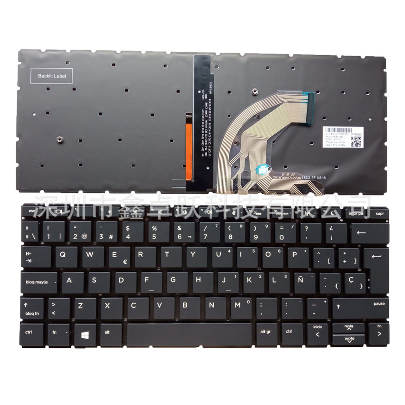 Sp Is Suitable for Hp 430 G6/430 G7/War Zhan 66 Pro 13 G2/Hsn-Q14C/Q23C Keyboard