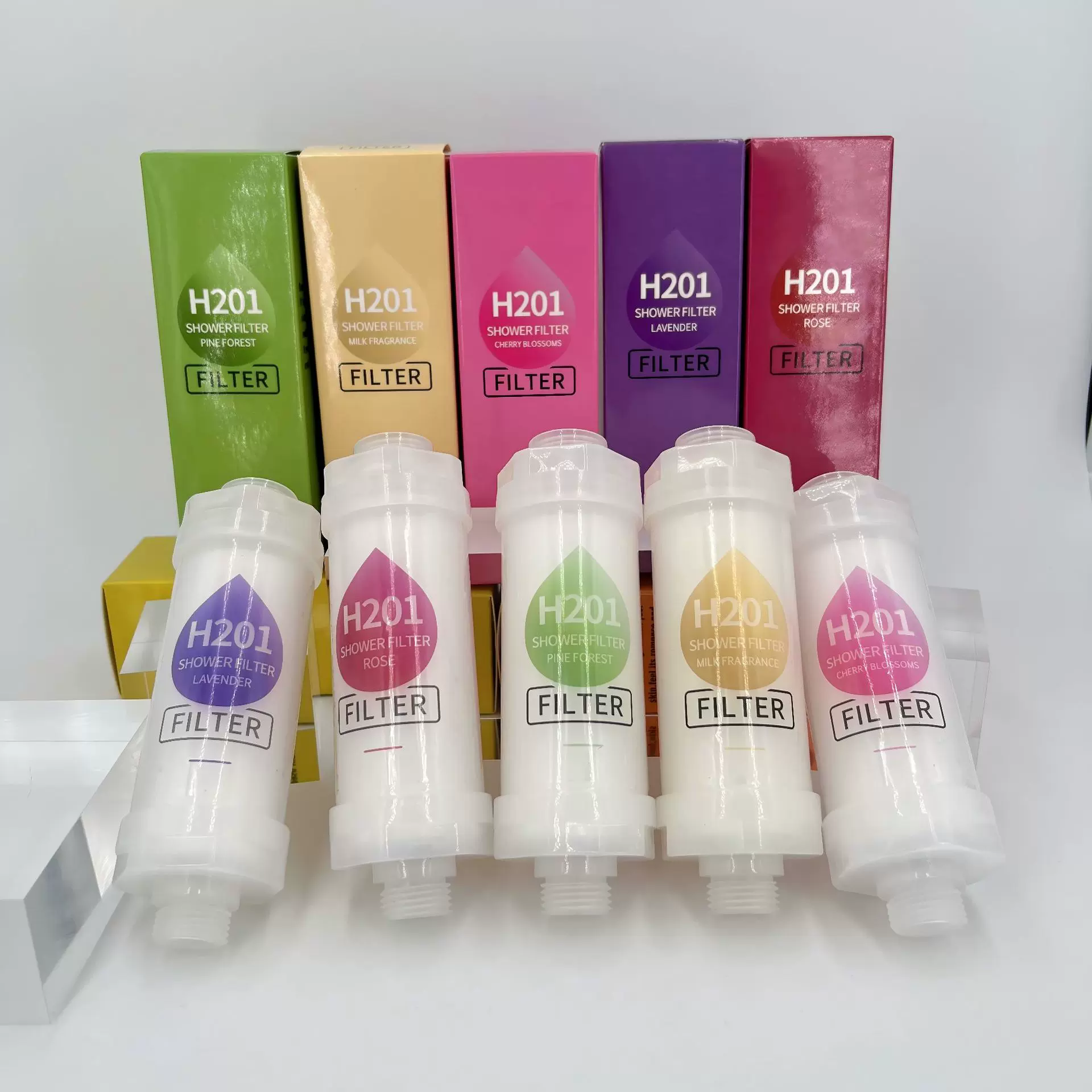 家用净水器花洒沐浴宝洗衣机马桶前置过滤器香味净水过滤器跨境