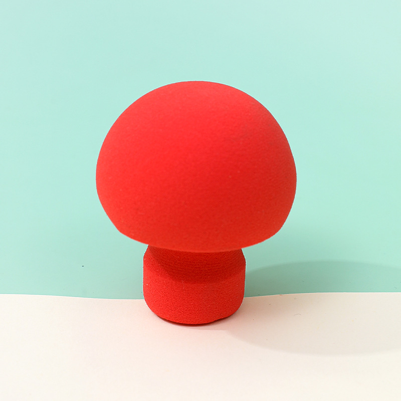 Fábrica de maquillaje de belleza transfronterizo personalizado cabeza de hongo de huevo esponja sin látex maquillaje de huevo soplo de polvo cojín herramientas de maquillaje al por mayor