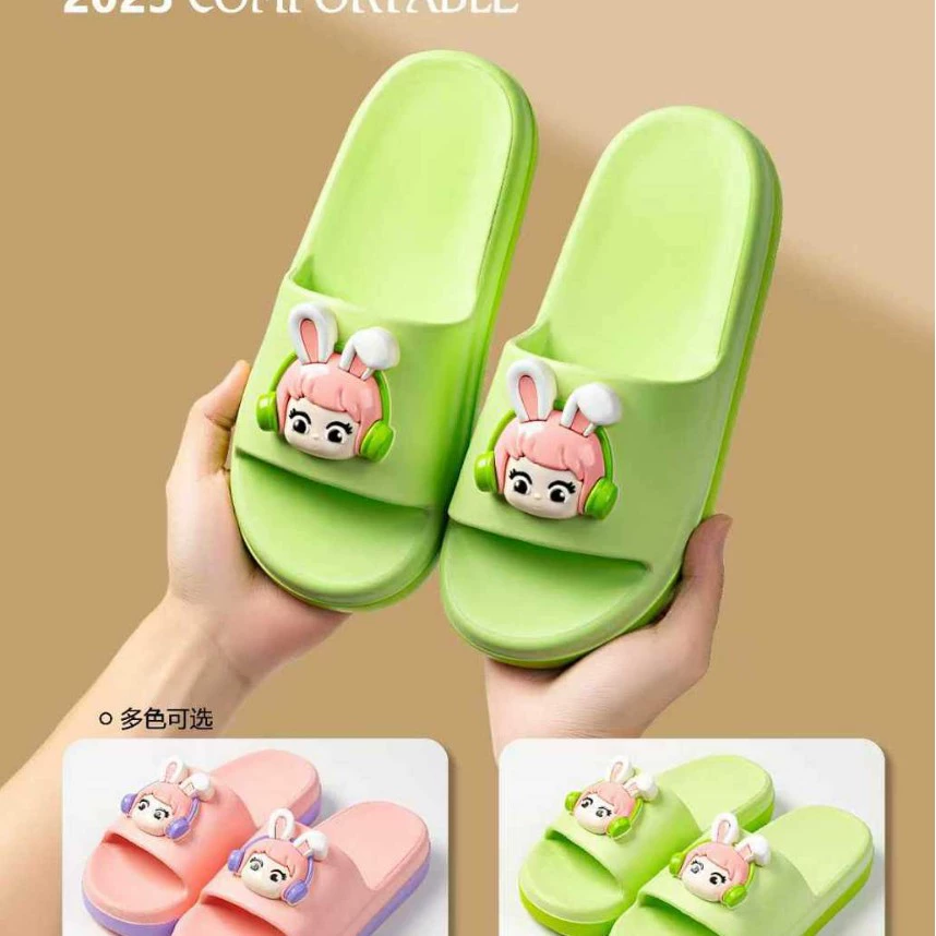 Кролик тапочки женские толстые подошвы новые нескользящие кексы толстые каблуки женские милые повседневные пляжные туфли женские сети красные туфли