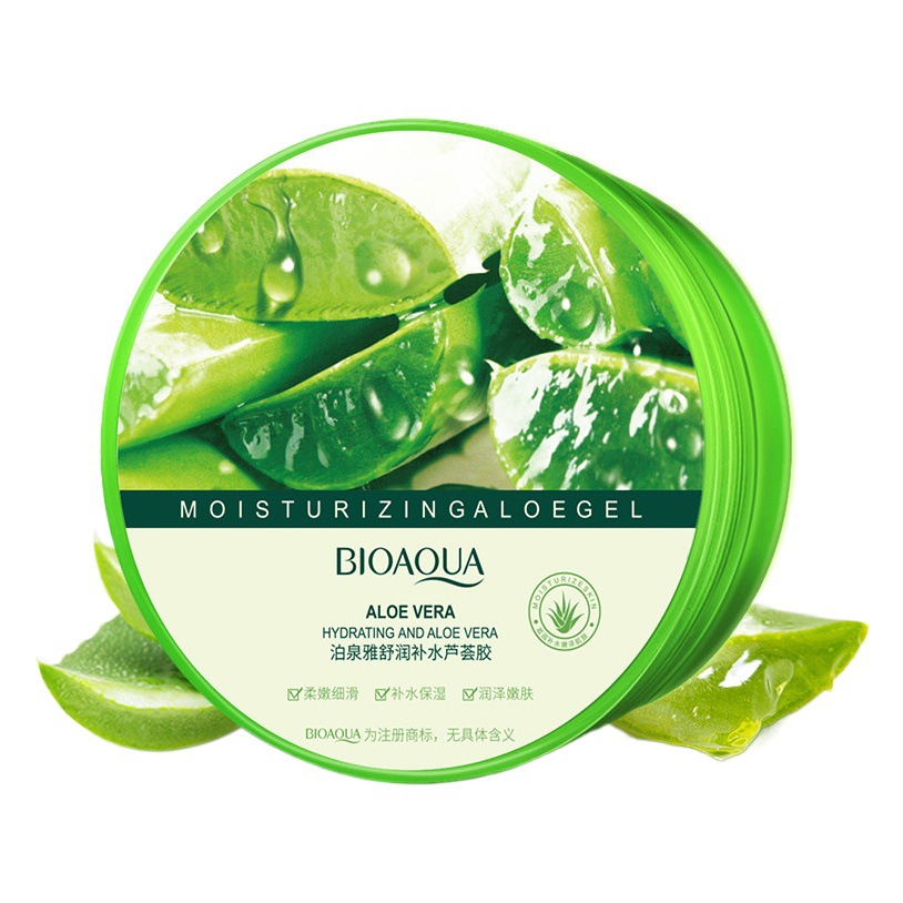 Boquanya hidratante gel de aloe hidratante rejuvenecimiento de la piel gel de aloe máscara de sueño crema