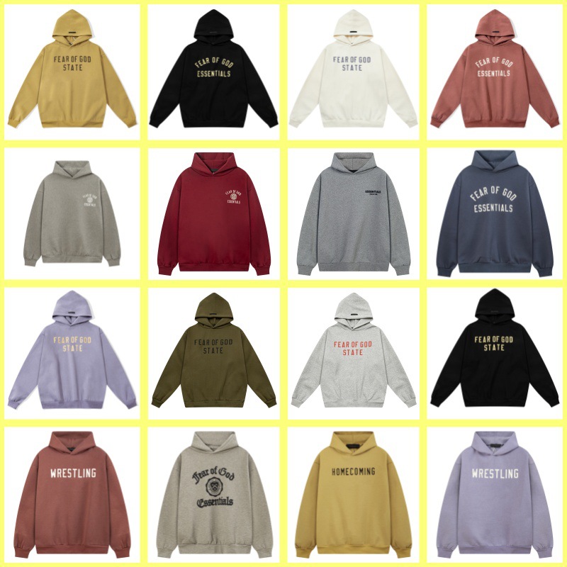 新款美式高街大标印花直筒加绒帽衫运动休闲裤男女同款连帽字母