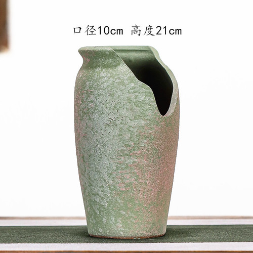 Yixing purple clay flower pot succulent monk coarse pottery cut large terracotta pot desktop balcony landscape small flower pot creative planter