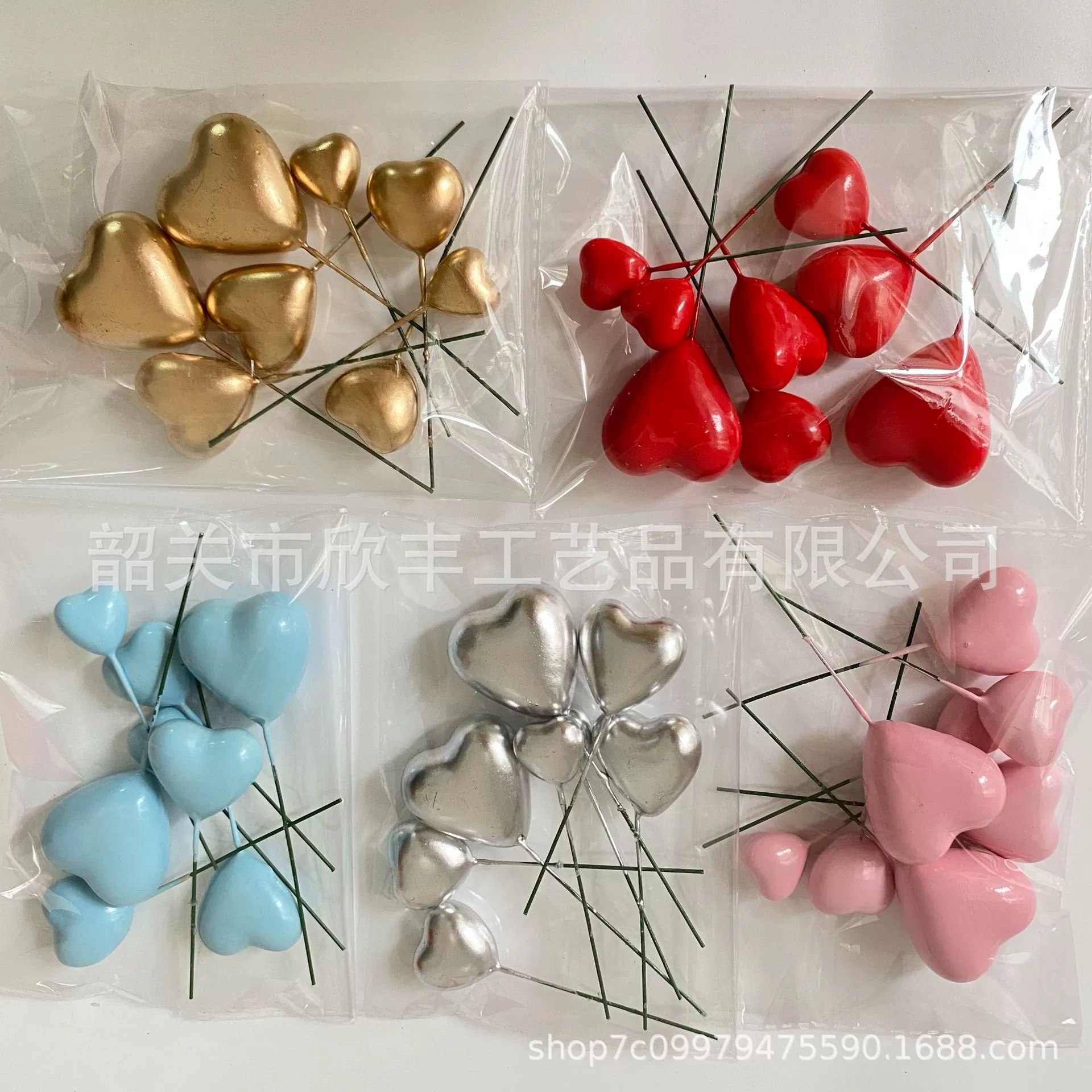 8 смешанная любовь красный золотой серебряный шар пенопластовый шар украшения для торта на день рождения в стиле открытка для украшения торта