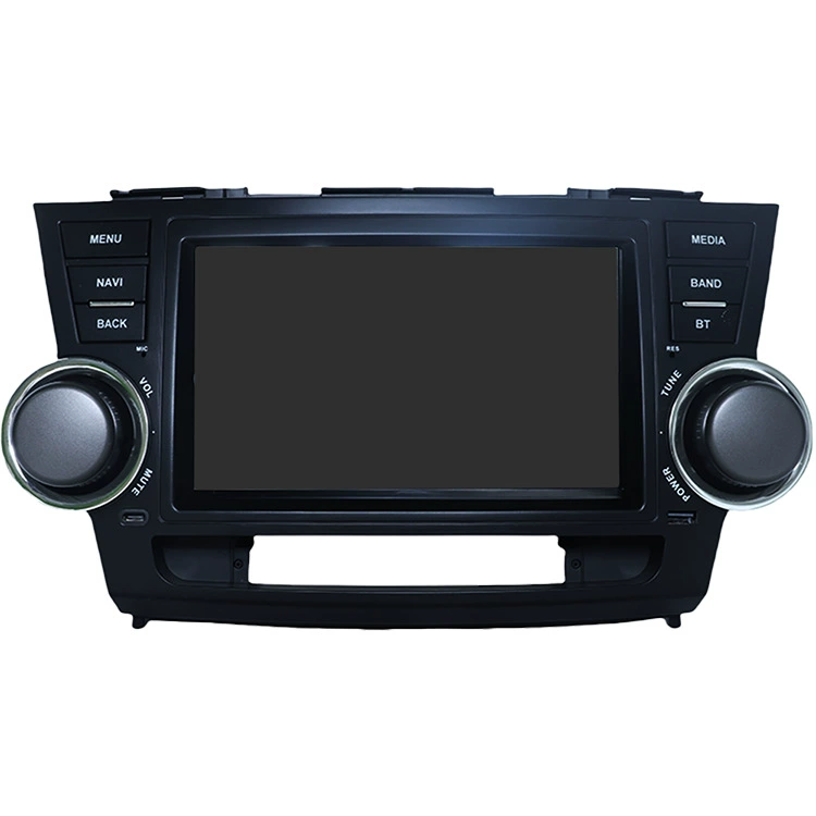 Подходит для автомобильной навигационной системы Toyota Highlander 8-дюймов 07-13, Android, Bluetooth, разворотное изображение, CarPlay