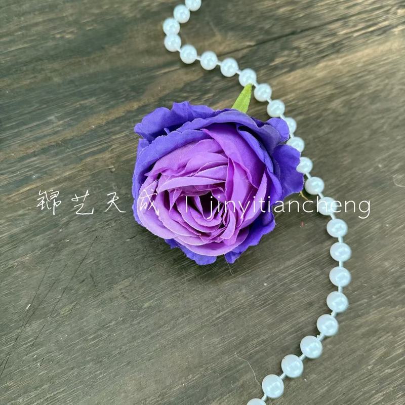 包芯玫瑰花朵雪山玫瑰花头 花墙车头道具花diy材料服装头饰假花|undefined