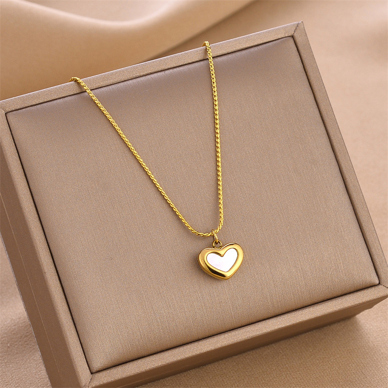 Collar de acero de titanio nuevo transfronterizo, joyería femenina, personalidad de moda, venta caliente simple, joyería de cadena de clavícula femenina, collar creativo image 173