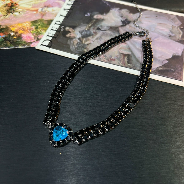 Blue necklace