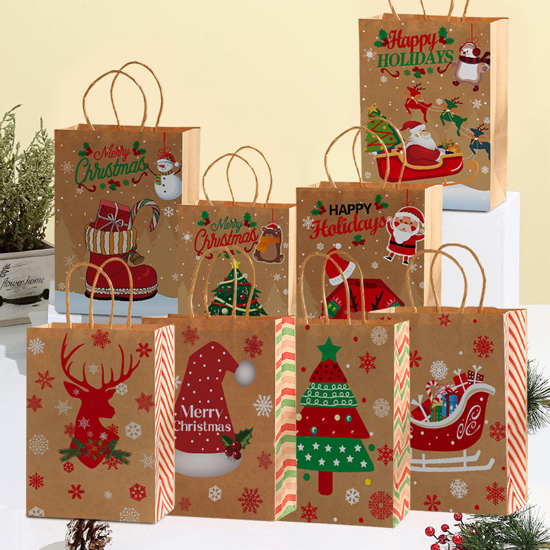 クリスマスパーティーのギフトバッグサンタクロースのギフト包装ハンドバッグクリスマスイブクリスマスキャンディー包装袋|undefined