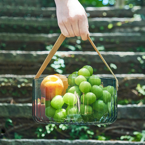 Bolan portable basket fruit plate household fruit basket simple outdoor living room internet celebrity wine basin snack dry fruit storage basket