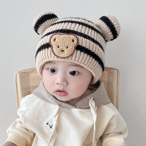 Baby woolen hat winter baby boy infant and toddler cute super cute autumn and winter newborn children's knitted hat boy
