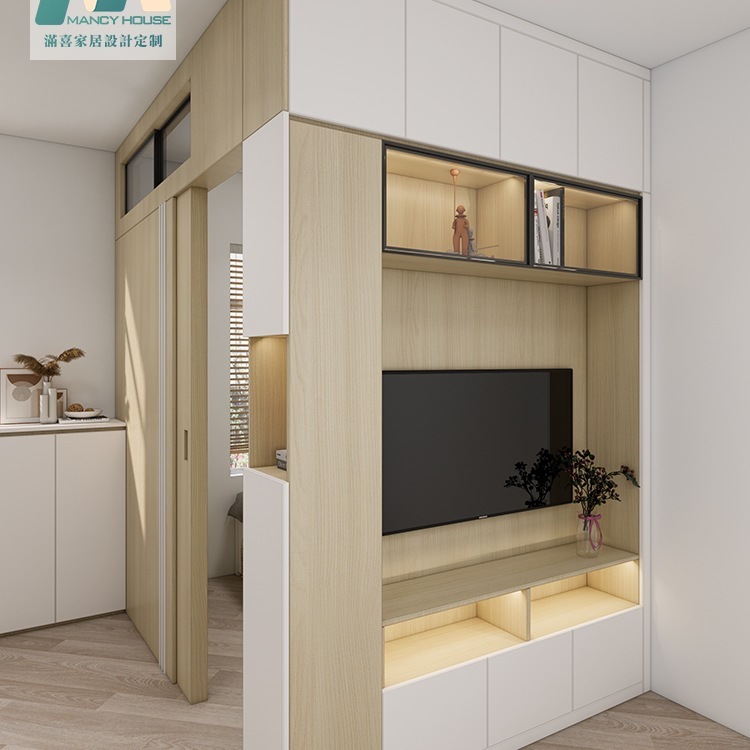 香港全屋客厅间房隔断床订造榻榻米地台床柜小户型公居屋装修|undefined