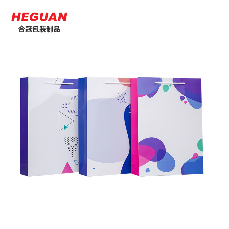 白卡纸手提现货企业广告宣传礼品袋服装外包装袋加印LOGO个性创意