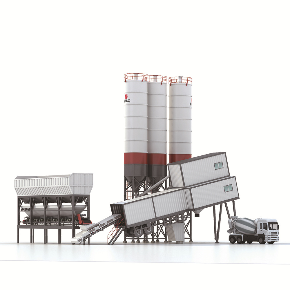 南方路机直销100移动站 质优价廉环保无毒 混凝土移动站搅拌机