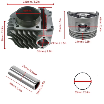 Atv200 Model Cross-Border Motorcycle Cylinder and parts