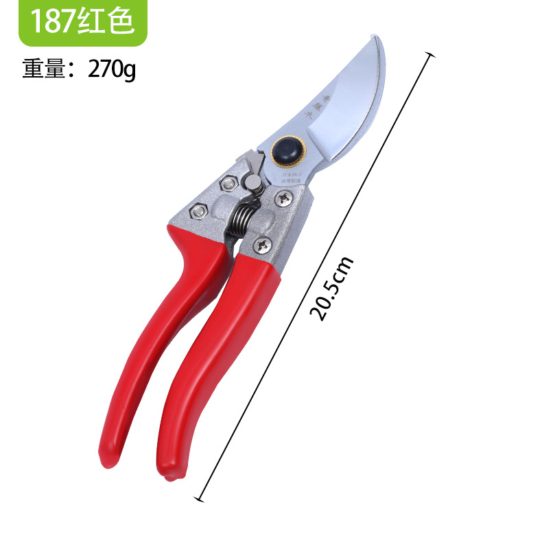 Tijeras de podar de árboles frutales de Vine verde fabricante en stock tijeras de árboles frutales SK5 mango de aleación de aluminio ramas que ahorran mano de obra tijeras de podar de frutas
