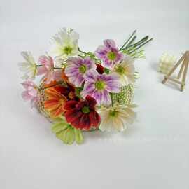 3D格桑花森系小清新仿真花假花婚庆用花婚礼堂布置地排路引批发