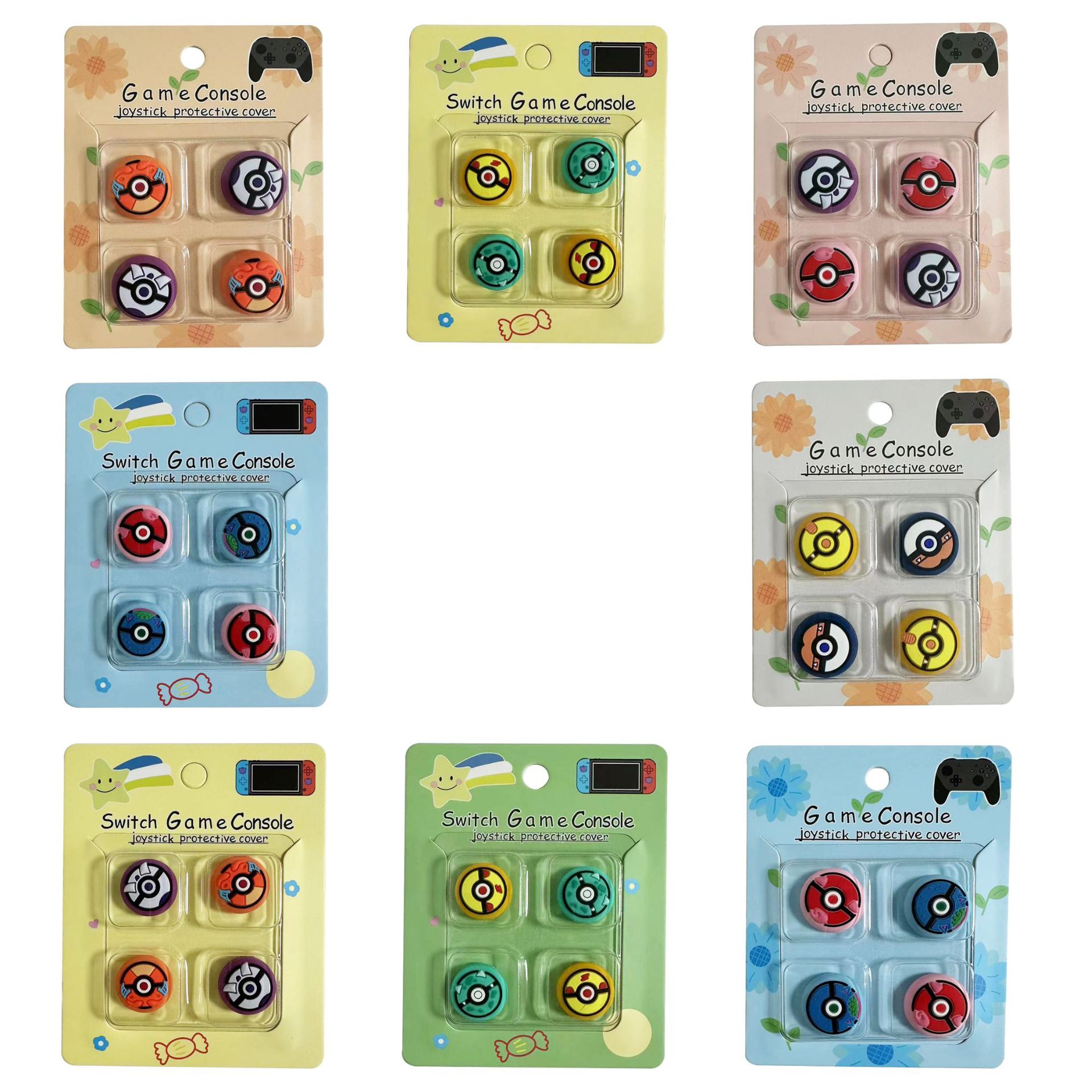 Tapa basculante de silicona de Nintendo Switch de dibujos animados NS Lite tapa basculante tapa protectora mango tapa protectora basculante