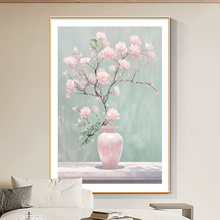 定制喜上眉梢感十字绣工厂新款线绣客厅刺绣卧室餐厅新品跨境