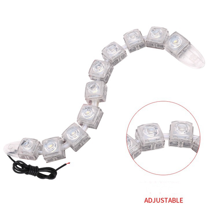 New Flexible Snake-Shaped High-Brightness Car Led Daytime Running Light Modification Light Car Headlights Daytime Running Light Strip