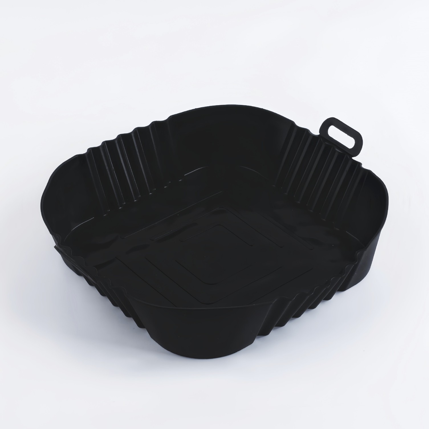 Transfronterizos Amazon AIRFRYER aire de silicona freidora de aire friedora tazón freidora de silicona azul bandeja de tostada