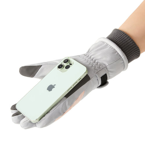 Ski gloves winter warm men and women cycling thickened finger touch screen mountaineering non-slip windproof Amazon A30H