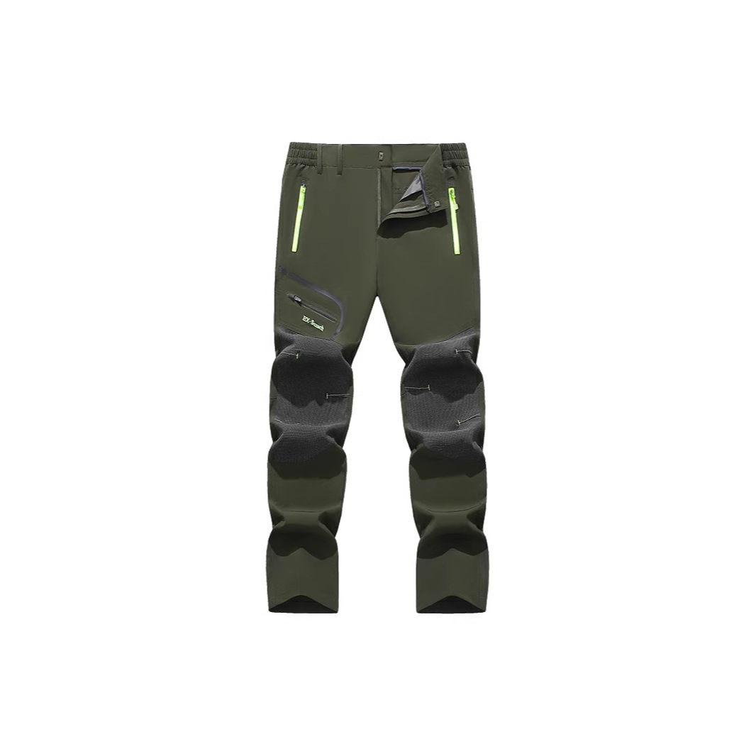Cross-Border Outdoor Hiking Quick-Drying Pants for Men, Summer Thin Long Pants, Stretchy Assault Pants, Windproof, Breathable, Quick-Drying Workwear