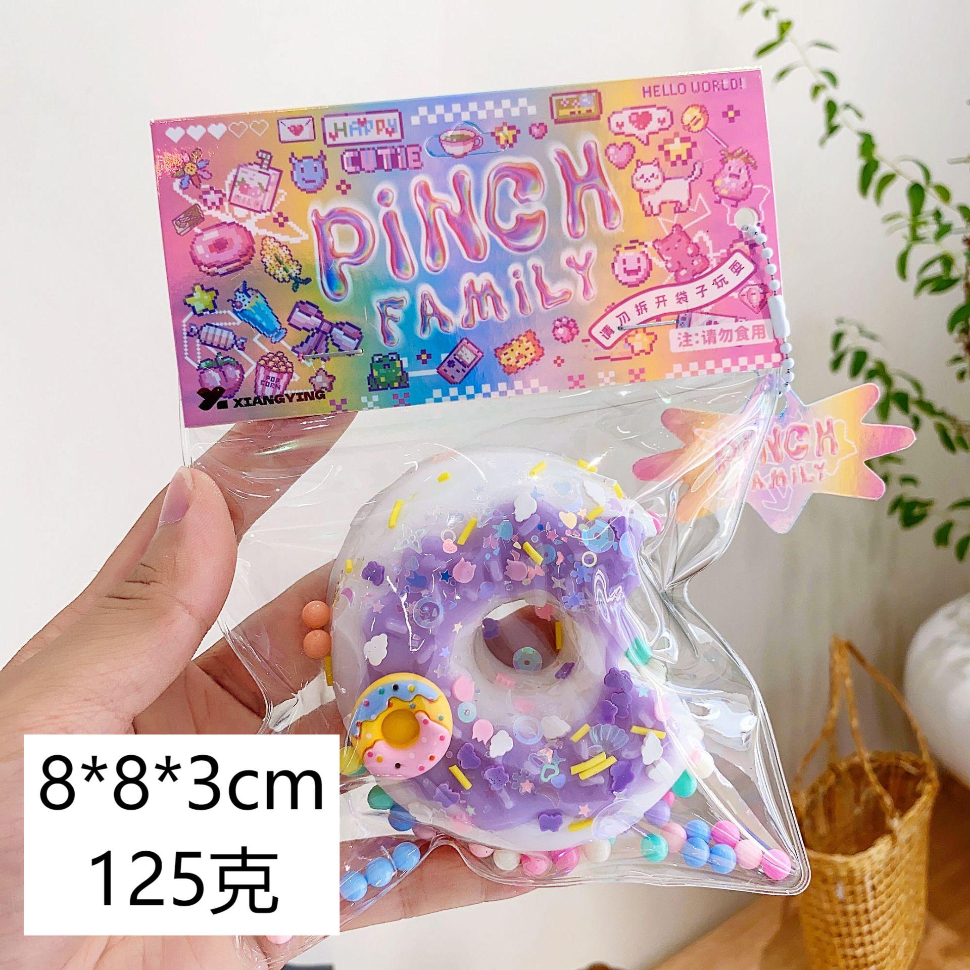 Juguete antiestrés suave tipo donut, un mágico juguete antiestrés suave.