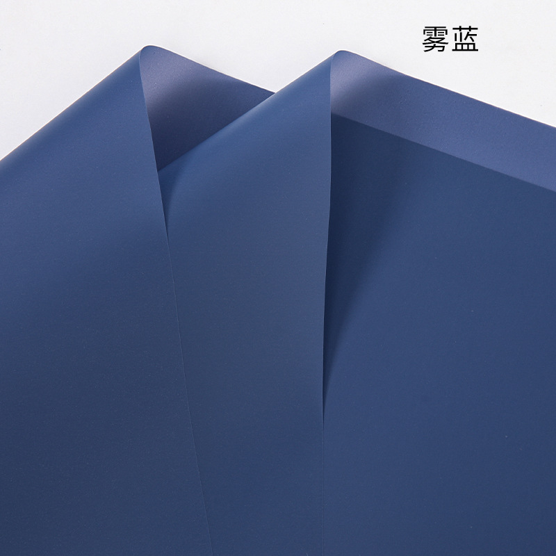 Papel de embalaje de flores al por mayor material de floristería ramo material de papel de embalaje material de embalaje papel de embalaje impermeable papel de doble cara bicolor Ouya