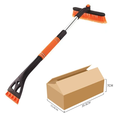 Shovel, Snow Brush, Defrosting and: Kempinq və səyahət - orange-snow-shovel-kraft-paper-box-7475-1c