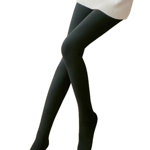 Winter compression socks, 1200D Japanese cashmere thermal brushed base-layer socks, high-waisted warming essential leggings socks.
