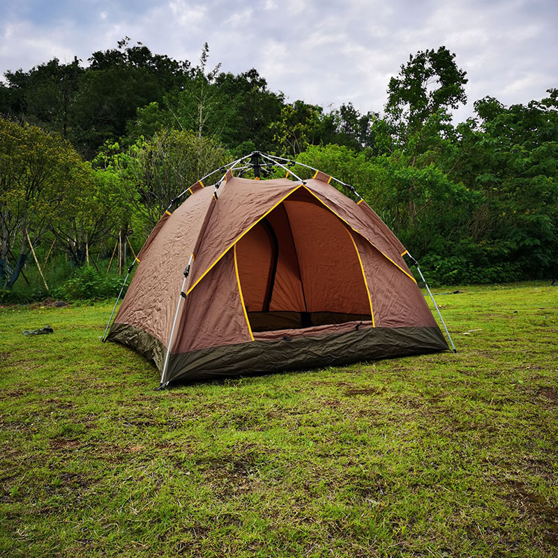 Simple Camping Double Person Sun Protection Outdoor Excursion Quick Setup Park Beach Tent Foldable Convenient_voghion.com