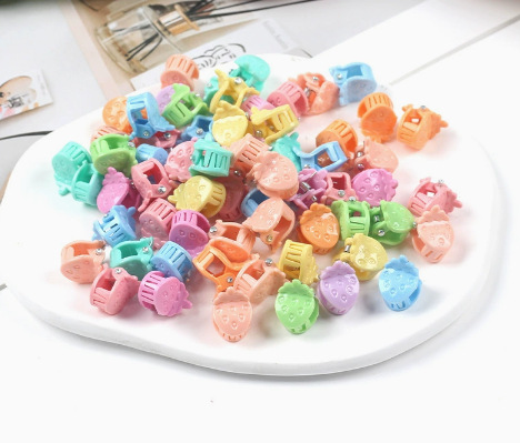 Niños pequeños clip de agarre de color niñas bebé lindas tarjetas de cabello princesa tocado pequeño clip mini clip image 19