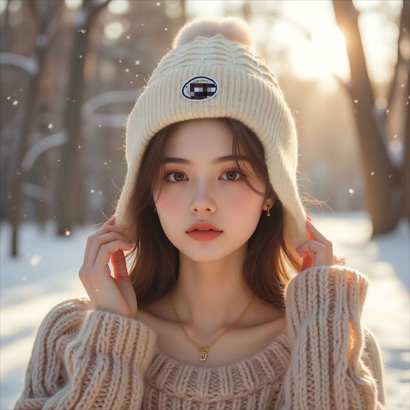 针织帽秋冬女保暖加绒厚时尚百搭毛线帽休闲护耳帽子韩版旅游冷帽|undefined