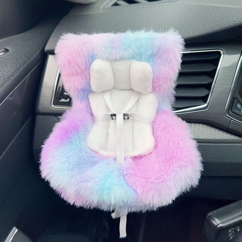 17cmlabubu ペンダント、かわいい車の装飾品、カスタマイズされた色の人形周辺アクセサリー、空気出口に適しています。|undefined