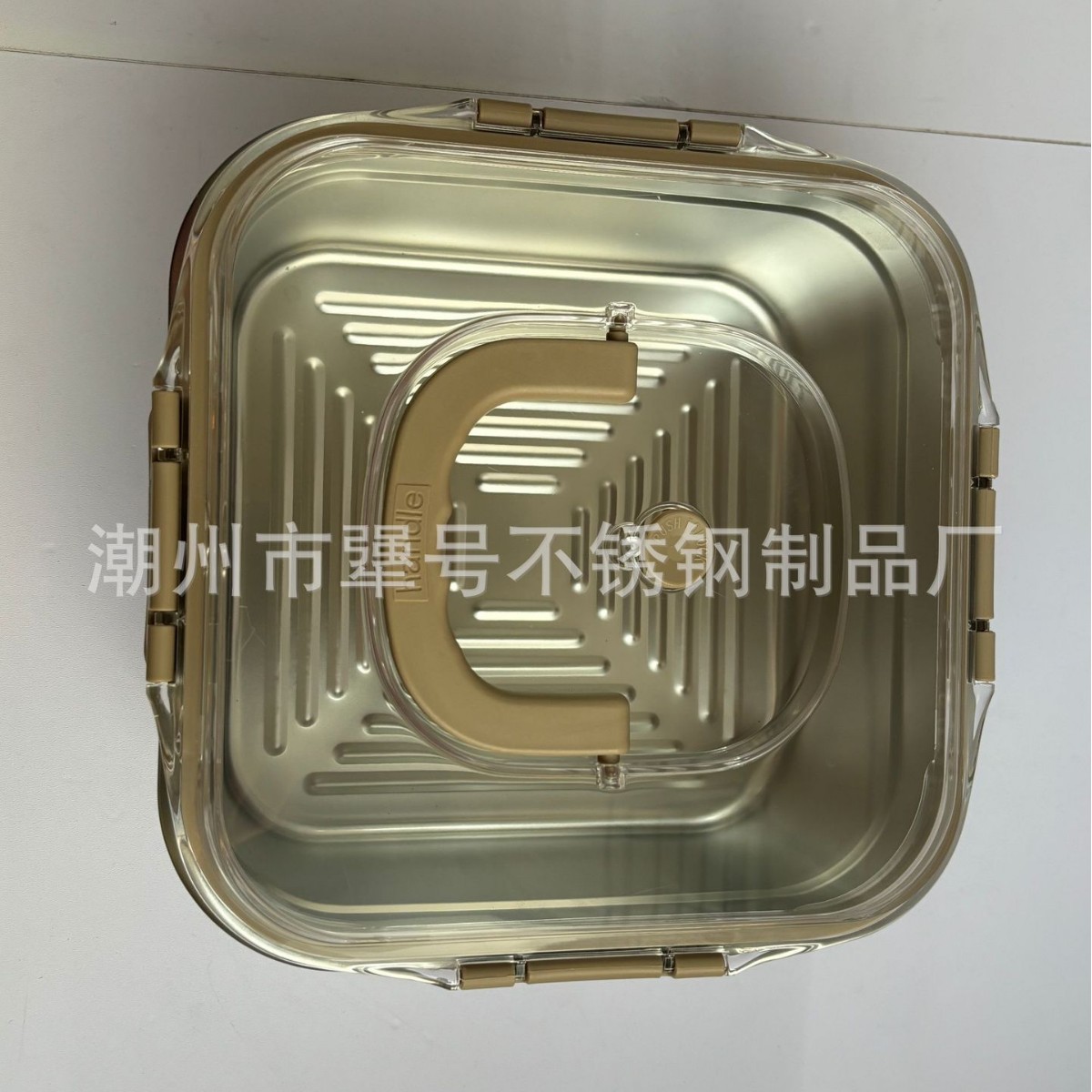 SUS316 사각 안전상자 [PC 카키커버] 3200ml