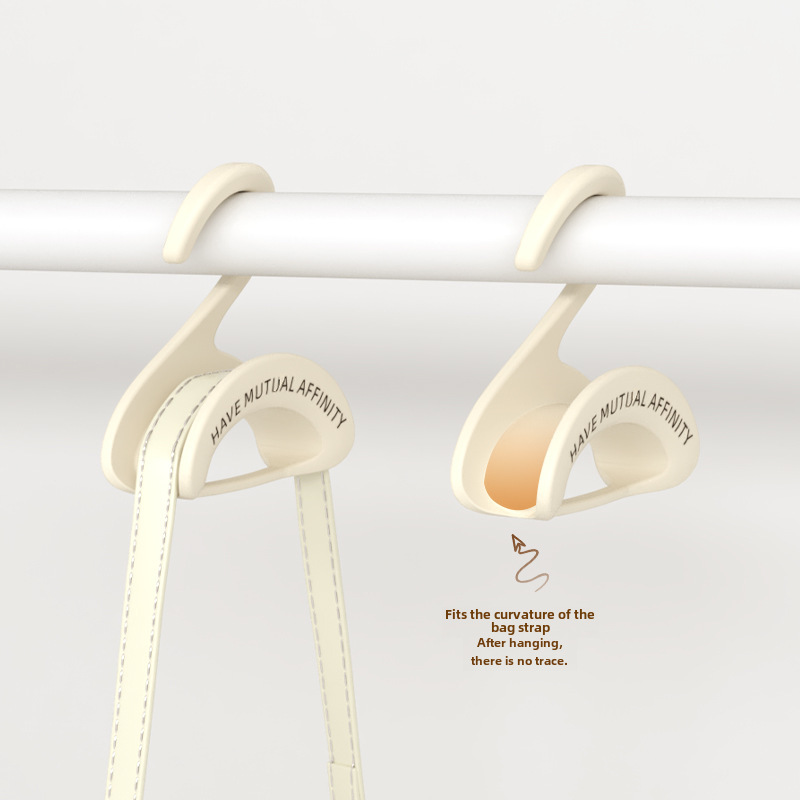 Creative bag hook wardrobe traceless hanging rack storage scarf tie arch hanger stackable coat rack
