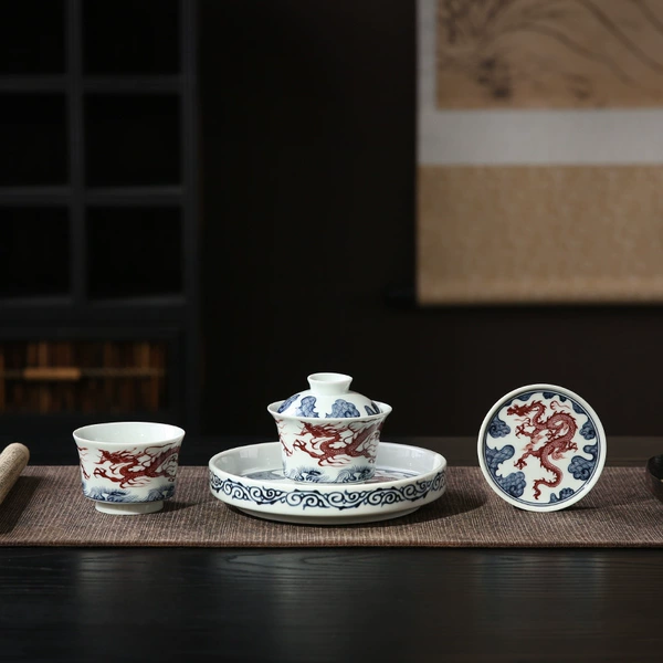 Chuanyunlong Sancai bowl set