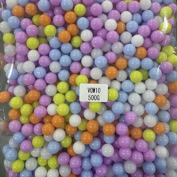 Acrylic round beads pearl