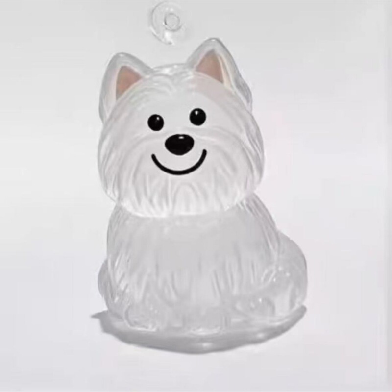 跨境猫咪狗狗透明毛发收纳盒可爱动物毛球胶囊挂件装饰纪念防尘盒|undefined