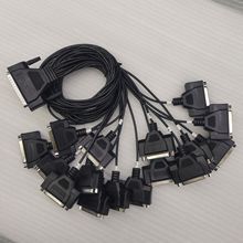 加工生产DB62数据线 公对母  一拖四一拖八颜色和长度要求生产