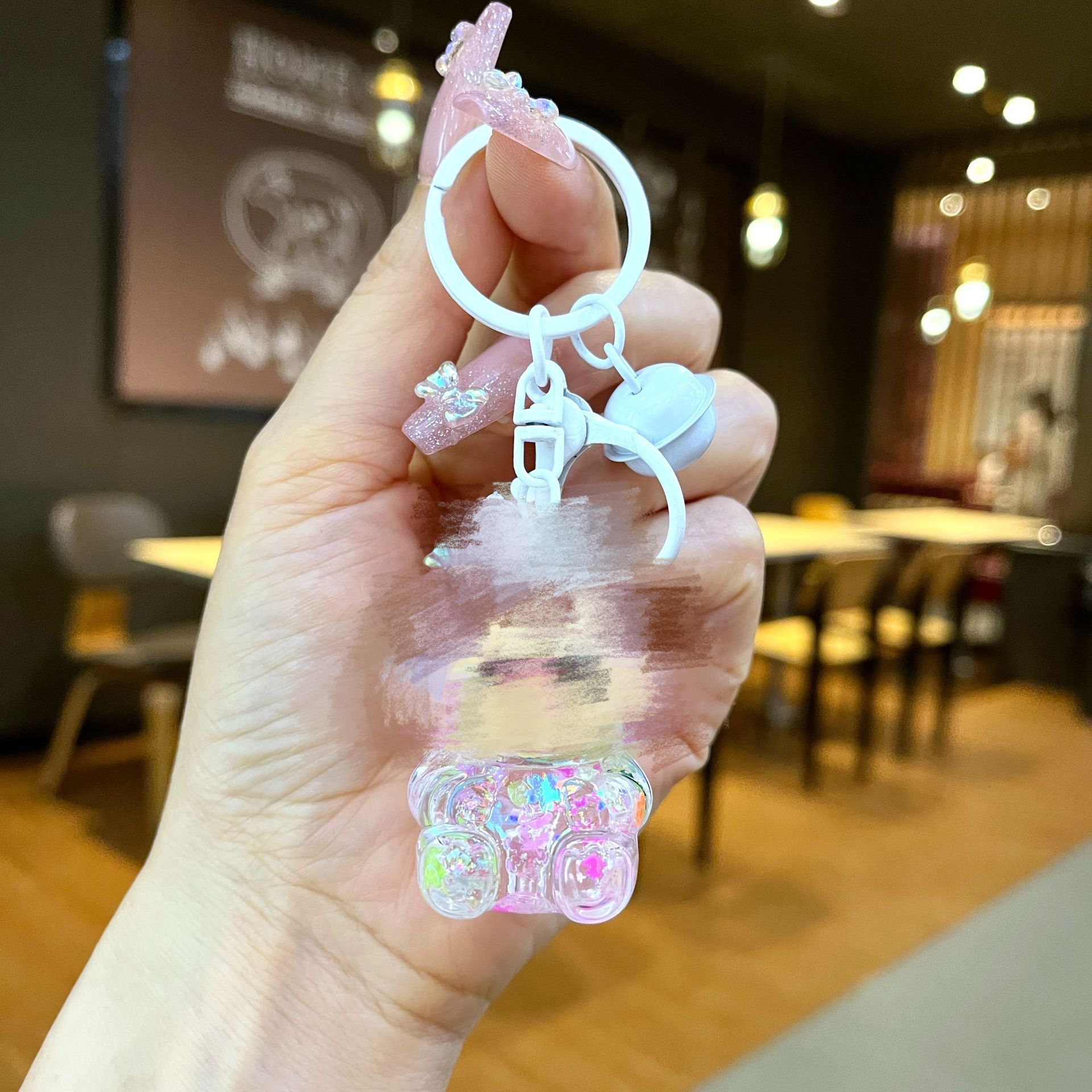 컬러 하드웨어 [화이트] 야광 플래시 소형 천