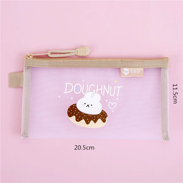 Cartoon khaki pencil case