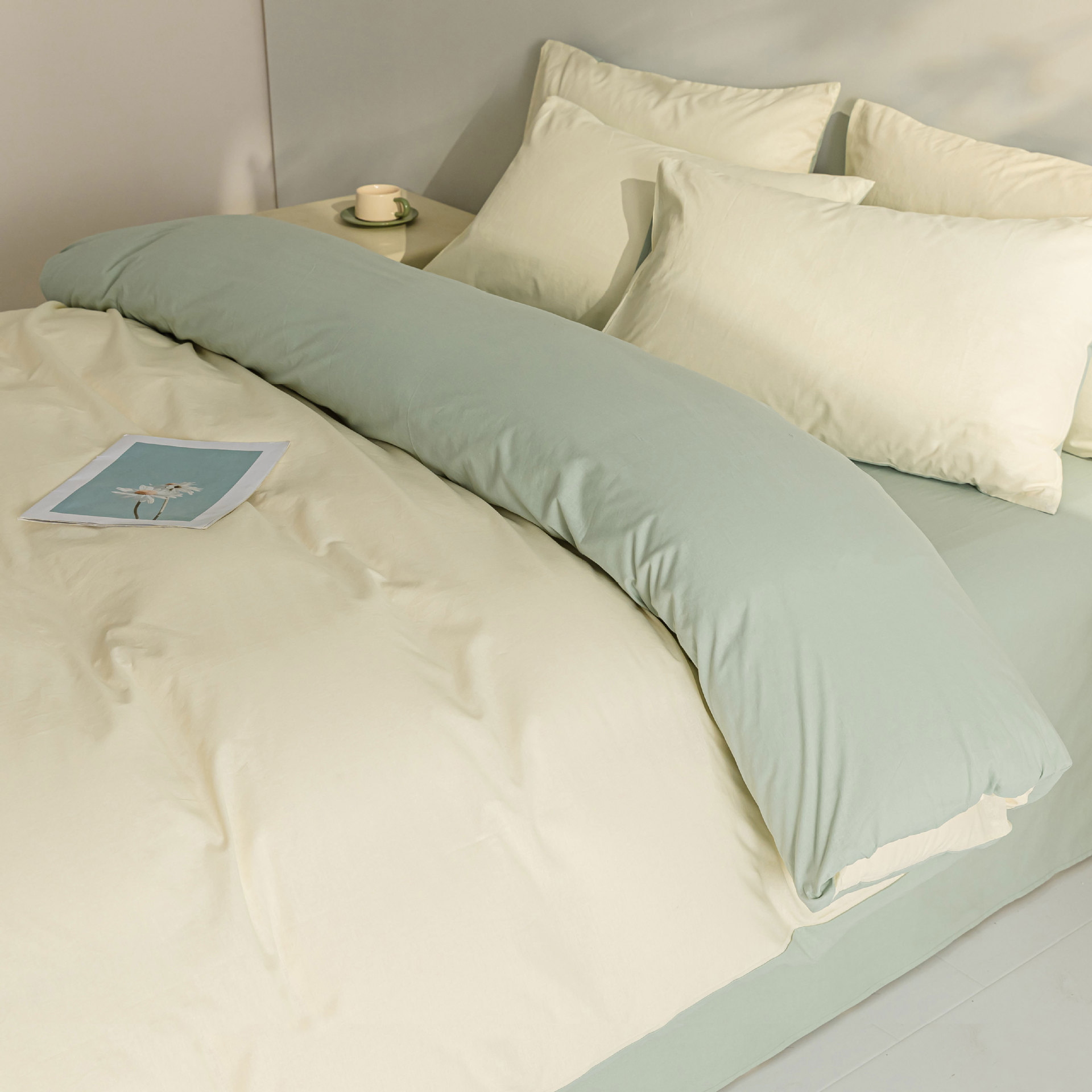 Dopamina - blanco lechoso y verde