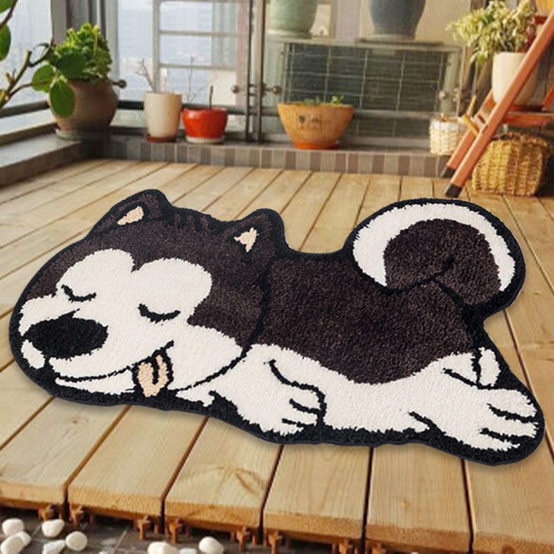 Eingangs-Bodenmatte, Eingangstürmatte, Schlafzimmer-Eingangsteppich, Badezimmer-Cartoon, Wasseraufnahme und Anti-Rutsch-Matte,_voghion.com