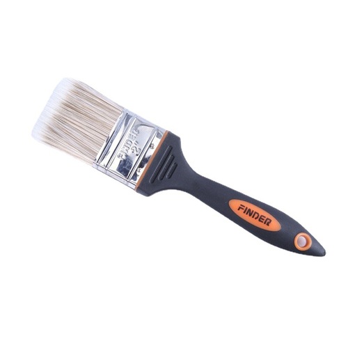 Cross-border thickened sharpened pig hair barbecue brush high-quality dust removal brush cleaning brush industrial coating paint tool brush
